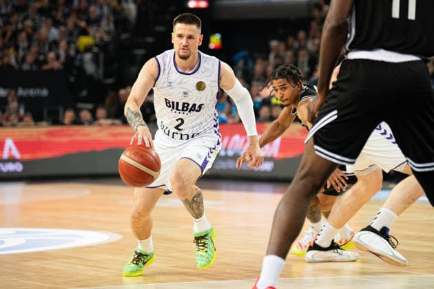 BILBAO, SPAIN April 29 during the FIBA Europe Cub Final between Bilbao Basket and PAOK at Bilbao Arena on April 29, 2026 in Bilbao, Spain Photo by Ibai Tudanca Copyright: xIbaixTudancax