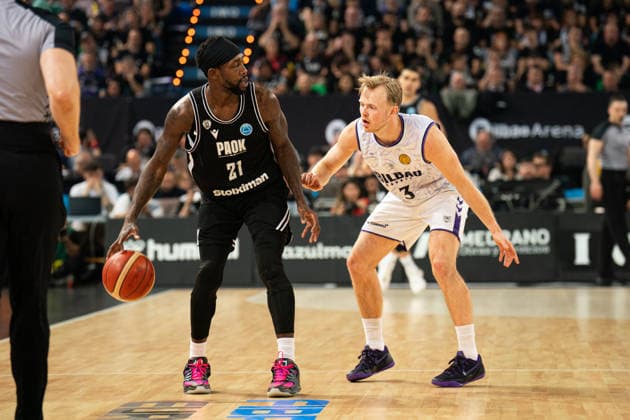 BILBAO, SPAIN April 29 during the FIBA Europe Cub Final between Bilbao Basket and PAOK at Bilbao Arena on April 29, 2026 in Bilbao, Spain Photo by Ibai Tudanca Copyright: xIbaixTudancax