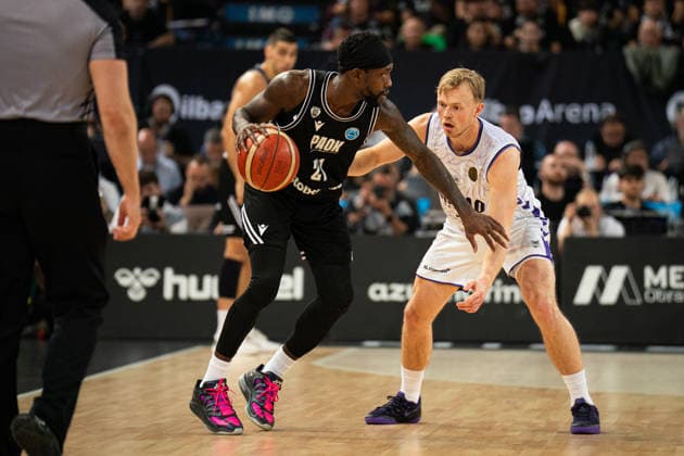 BILBAO, SPAIN April 29 during the FIBA Europe Cub Final between Bilbao Basket and PAOK at Bilbao Arena on April 29, 2026 in Bilbao, Spain Photo by Ibai Tudanca Copyright: xIbaixTudancax