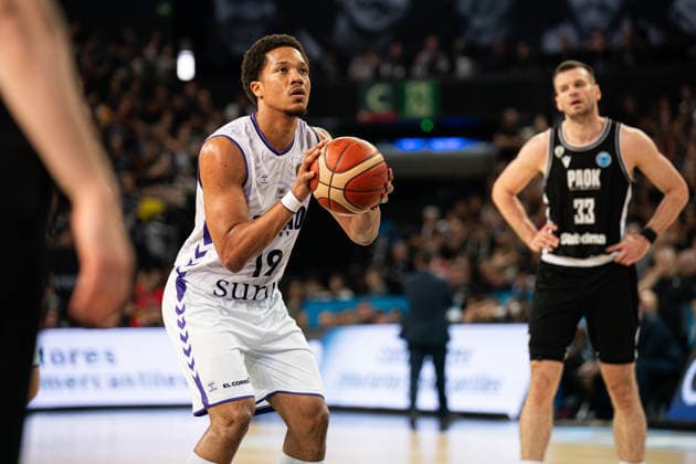 BILBAO, SPAIN April 29 during the FIBA Europe Cub Final between Bilbao Basket and PAOK at Bilbao Arena on April 29, 2026 in Bilbao, Spain Photo by Ibai Tudanca Copyright: xIbaixTudancax