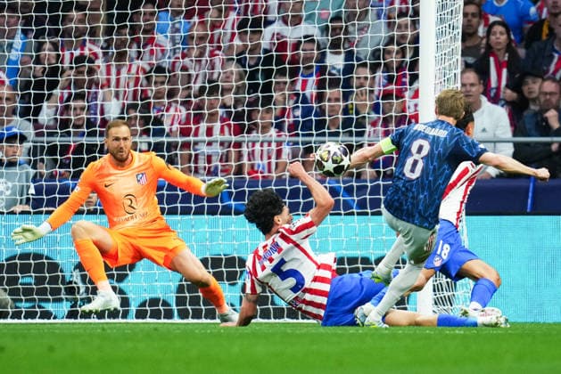 260429 Martin odegaard of Arsenal during the UEFA Champions League semifinal match between Atletico Madrid and Arsenal on April 29, 2026 in Madrid Photo Bagu Blanco BILDBYRAN COP 18 XY0118 fotboll football soccer fotball uefa champions league champions league semifinal semifinals atletico madrid arsenal bbeng  Copyright: BAGUxBLANCO BB260429BB325