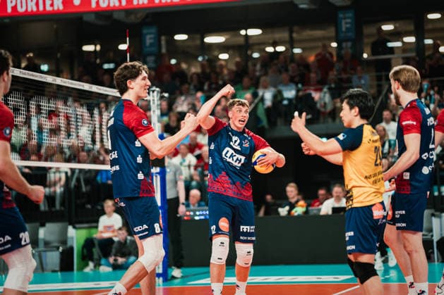 VBL SVG Lüneburg vs Berlin Recycling Volleys, 29 04 2026 Santeri Välimaa SVG Lüneburg, 12 cheers Volleyball Bundesliga, Playoffs, Final, Game 1 SVG Lüneburg vs Berlin Recycling Volleys on 29 04 2026 at the LKH Arena, Lüneburg Copyright: xBEAUTIFULxSPORTS Tonhäuserx