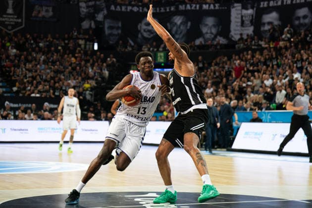BILBAO, SPAIN April 29 during the FIBA Europe Cub Final between Bilbao Basket and PAOK at Bilbao Arena on April 29, 2026 in Bilbao, Spain Photo by Ibai Tudanca Copyright: xIbaixTudancax