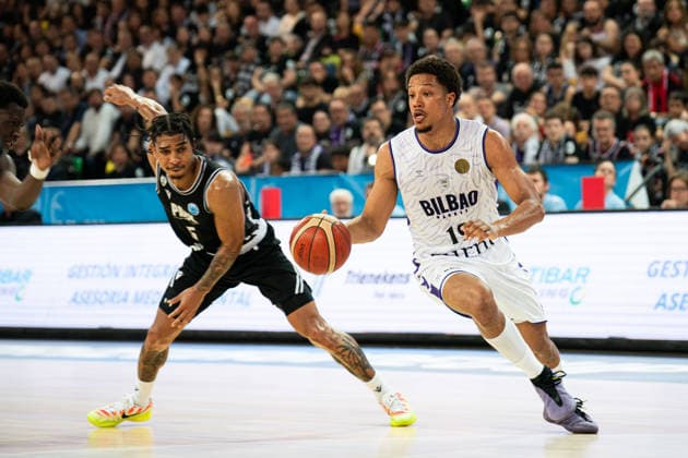 BILBAO, SPAIN April 29 during the FIBA Europe Cub Final between Bilbao Basket and PAOK at Bilbao Arena on April 29, 2026 in Bilbao, Spain Photo by Ibai Tudanca Copyright: xIbaixTudancax