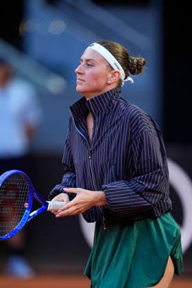 April 29, 2026, Madrid, Madrid, Spain: Marta Kostyuk of Ukraine plays against Linda Noskova of Czech Republic during the Mutua Madrid Open 2026 at La Caja Magica on April 29, 2026 in Madrid, Spain. Madrid Spain - ZUMAa181 20260429_zaa_a181_246 Copyright: xOscarxJ.xBarrosox