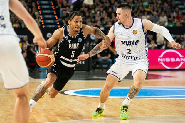 BILBAO, SPAIN April 29 during the FIBA Europe Cub Final between Bilbao Basket and PAOK at Bilbao Arena on April 29, 2026 in Bilbao, Spain Photo by Ibai Tudanca Copyright: xIbaixTudancax