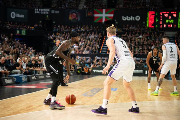 BILBAO, SPAIN April 29 during the FIBA Europe Cub Final between Bilbao Basket and PAOK at Bilbao Arena on April 29, 2026 in Bilbao, Spain Photo by Ibai Tudanca Copyright: xIbaixTudancax