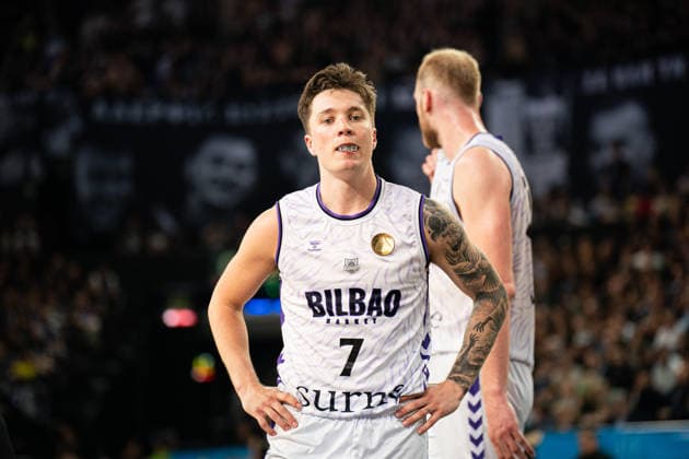 BILBAO, SPAIN April 29 during the FIBA Europe Cub Final between Bilbao Basket and PAOK at Bilbao Arena on April 29, 2026 in Bilbao, Spain Photo by Ibai Tudanca Copyright: xIbaixTudancax