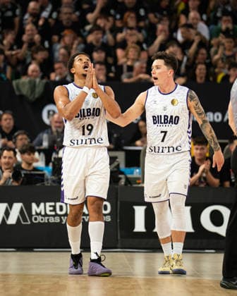 BILBAO, SPAIN April 29 during the FIBA Europe Cub Final between Bilbao Basket and PAOK at Bilbao Arena on April 29, 2026 in Bilbao, Spain Photo by Ibai Tudanca Copyright: xIbaixTudancax
