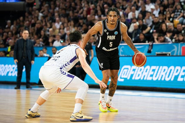 BILBAO, SPAIN April 29 during the FIBA Europe Cub Final between Bilbao Basket and PAOK at Bilbao Arena on April 29, 2026 in Bilbao, Spain Photo by Ibai Tudanca Copyright: xIbaixTudancax
