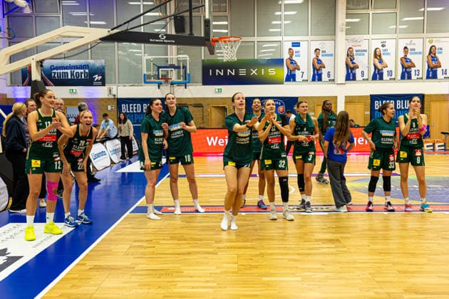 Womens Basketball Bundesliga 1 DBBL, BC Pharmaserv Marburg vs Rutronik Stars Keltern, Sporthalle Georg Gassmann Stadion Marburg 29 04 2026 Womens Basketball Bundesliga DBBL, Marburg, Germany 29 04 2026 xxxx, 1 DBBL, Match of BC Marburg vs Rutronik Stars Keltern, Sporthalle Georg Gassmann Stadion Marburg Copyright: xBEAUTIFULxSPORTS Freudensteinx