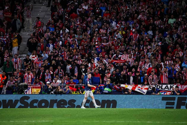 UEFA Champions League semifinals Atletico de Madrid vs Arsenal April 29, Madrid, Madrid, Spain Viktor Gyokeres of Arsenal celebrates his goal during UEFA Champions League 2025 26 match beetween Atletico de Madrid and Arsenal at Riyadh Air Metropolitano on April 29, 2026, in Madrid, Spain Madrid Spain Madrid Madrid Madrid Spain Real Madrid C F v Manchester City UEFA Champions League 2025 Copyright: xAlejandroxMatiasx