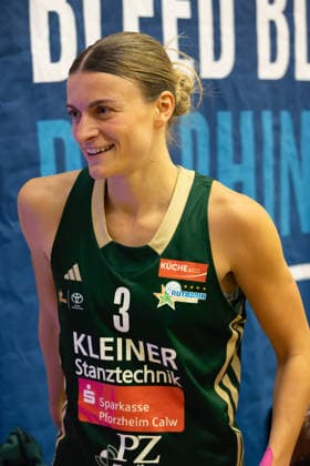 Womens Basketball Bundesliga 1 DBBL, BC Pharmaserv Marburg vs Rutronik Stars Keltern, Sporthalle Georg Gassmann Stadion Marburg 29 04 2026 Womens Basketball Bundesliga DBBL, Marburg, Germany 29 04 2026 Alexandra Wilke Rutronik Stars Keltern, 3 , Portrait, 1 DBBL, Match of BC Marburg vs Rutronik Stars Keltern, Sporthalle Georg Gassmann Stadion Marburg Copyright: xBEAUTIFULxSPORTS Freudensteinx