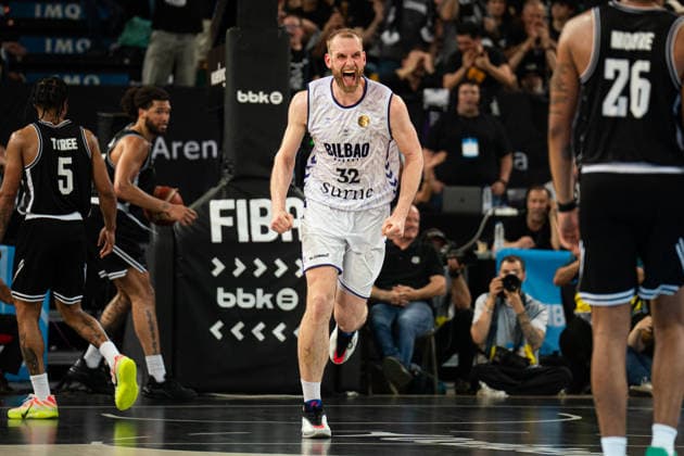 BILBAO, SPAIN April 29 during the FIBA Europe Cub Final between Bilbao Basket and PAOK at Bilbao Arena on April 29, 2026 in Bilbao, Spain Photo by Ibai Tudanca Copyright: xIbaixTudancax