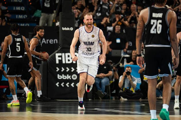 BILBAO, SPAIN April 29 during the FIBA Europe Cub Final between Bilbao Basket and PAOK at Bilbao Arena on April 29, 2026 in Bilbao, Spain Photo by Ibai Tudanca Copyright: xIbaixTudancax
