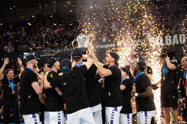 BILBAO, SPAIN April 29 during the FIBA Europe Cub Final between Bilbao Basket and PAOK at Bilbao Arena on April 29, 2026 in Bilbao, Spain Photo by Ibai Tudanca Copyright: xIbaixTudancax