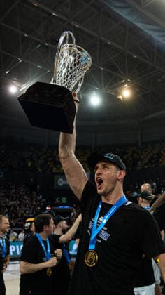 BILBAO, SPAIN April 29 during the FIBA Europe Cub Final between Bilbao Basket and PAOK at Bilbao Arena on April 29, 2026 in Bilbao, Spain Photo by Ibai Tudanca Copyright: xIbaixTudancax