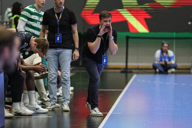 BCosta, Ricardo SPORTING in action during the match between Sporting Clube de Portugal vs AALBORG HANDBOLD, valid for Machineseeker EHF Champions League Quarter-finals 2025 2026 at Pavilhao Joao Rocha in Lisbon on 29 Apri 2026. Lisbon Pavilhao Joao Rocha Lisbon Portugal Copyright: xIMAGOx xPRIMExSPORTSxIMAGESx xANGELOxMOREIRAx