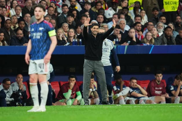 ESP: Atletico de Madrid - Arsenal FC. UEFA Champions League. Semi-Finals, first leg. Arsenal FC head coach Mikel Arteta during the UEFA Champions League match, Semi-Finals, firstd leg, between Atletico de Madrid and Arsenal FC played at Riyadh Metropolitano Stadium on April 29, 2026 in Madrid. kpng Copyright: xBaguxBlancox xPRESSINPHOTOx PS_260429_ATL_ARS_2526_086