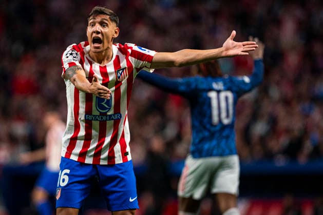 UEFA Champions League - Atletico de Madrid v ARSENAL FC. Semi-final, first leg match. UEFA Champions League - Atletico de Madrid v Arsenal FC.Atletico de Madrid s Nahuel Molina during Champions League 2025 2026, semi-final, first leg match.April 29, 2026 (ALTERPHOTOS Tomas Garrido) MadridSpain  Copyright: xTomasxGarridox