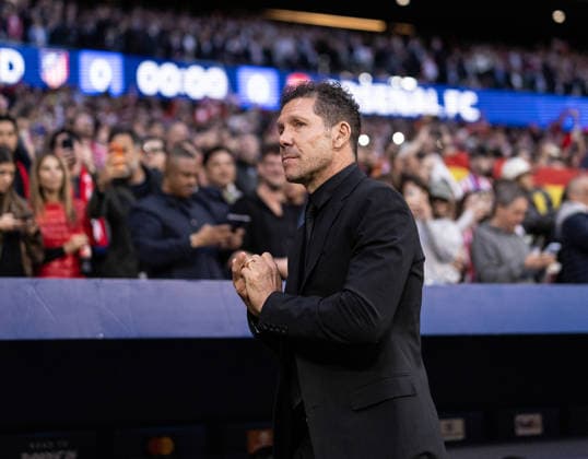 Atletico de Madrid vs Arsenal Simeone (Atletico de Madrid) in action during the game against Arsenal valid forChampions League at the Riyadh Air Metropolitano stadium, in Madrid, today April 29, 2026. Copyright: xx 5H5A4460