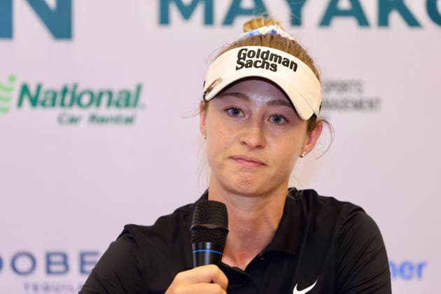 RIVIERA MAYA OPEN AT MAYAKOBA 2026 RIVIERA MAYA OPEN AT MAYAKOBA 2026 PROAM TOURNAMENT 29042026 PLAYA DEL CARMEN, QUINTANA ROO Photo of Nelly Korda of the USA, during her media day at the Riviera Maya Open at Mayakoba 2026 at El Camaleon Golf Club in Playa del Carmen, Mexico Photo of Nell Korda of the USA, during her media day at the Riviera Maya Open at Mayakoba 2026 tournament held at El Camaleon Golf Club in Playa del Carmen, Mexico Photo by IMAGENSHOP AGENCIA FOTOGRAFICA PLAYA DEL CARMEN QUINTANA ROO MEXICO Copyright: xIMAGENSHOPxAGENCIAxFOTOGRAFICAx
