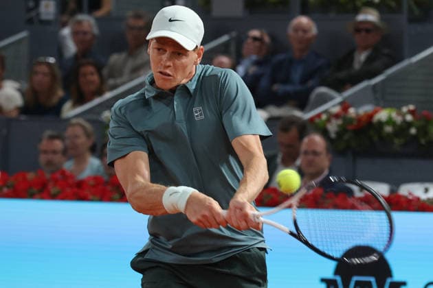 TENNIS : Mutua Madrid Open 2026 - 29 04 2026 Tennis - Madrid 2026 - ATP, Tennis Herren - WTA, Tennis Damen - 28 04 2026 - Jannik Sinner Madrid  Copyright: xccx