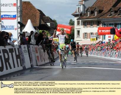 Cycling, Tour de Suisse, Peter Sagan wins stage 3 and Rui Costa da Faria defends the yellow jersey