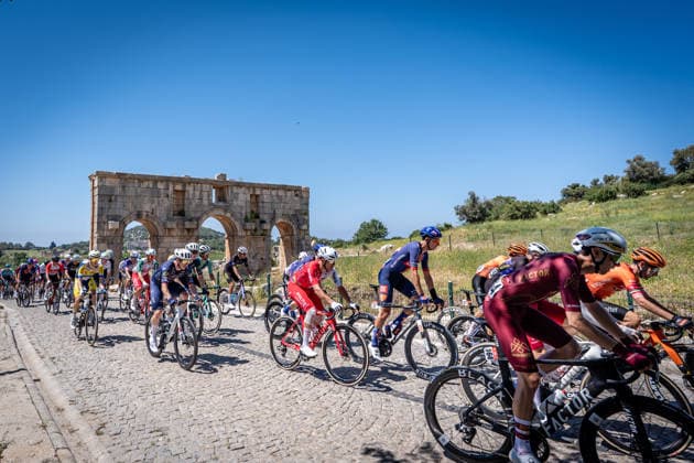 61st Presidential Cycling Tour of Turkiye ANTALYA, TURKIYE - APRIL 30: Cyclists compete in the Patara-Kemer stage, the 5th leg of the 61st Presidential Cycling Tour of Turkiye, which is the only race in Turkiye in the ProSeries category of the International Cycling Union (UCI) Europe Tour calendar, in Antalya, Turkiye, on April 30, 2026. Ahmet Serdar Eser Anadolu Antalya Turkey. Editorial use only. Please get in touch for any other usage.  Copyright: x2026xAnadoluxAhmetxSerdarxEserx
