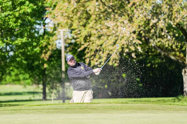 German Hole Playing Championship Men GC Urloffen 2026, 30 04 2026 Moritz Muhl Frankfurter GC im Sandbunker German Hole Playing Championship Men GC Urloffen 2026, 30 04 2026 Copyright: xBEAUTIFULxSPORTS Boscox