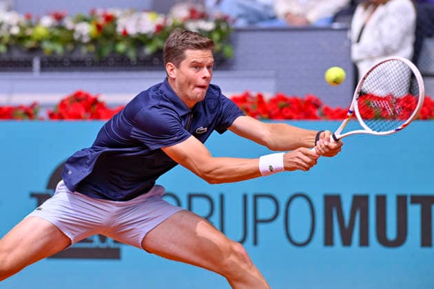 April 30, 2026, Madrid, Madrid, Spain: ALEXANDER BLOCKX of Belgium during the Mutua Madrid Open 2026, ATP, Tennis Herren Masters 1000 and WTA, Tennis Damen 1000 tennis tournament, celebrated at Caja Magica on April 30, 2026 in Madrid, Spain. Madrid Spain - ZUMAc312 20260430_zsp_c312_065 Copyright: xOscarxManuelxSanchezx