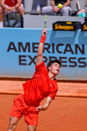 April 30, 2026, Madrid, Madrid, Spain: JAIME ALCARAZ GARFIA brother CARLOS ALCARAZ during the Mutua Madrid Open 2026, ATP, Tennis Herren Masters 1000 and WTA, Tennis Damen 1000 tennis tournament, celebrated at Caja Magica on April 30, 2026 in Madrid, Spain. Madrid Spain - ZUMAc312 20260430_zsp_c312_155 Copyright: xOscarxManuelxSanchezx