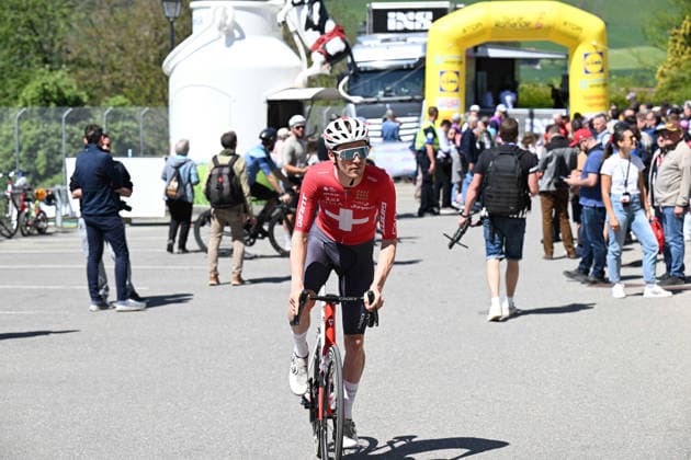 30-04-2026 Tour De Romandie; Tappa 02 Rue - Vucherens; 2026, Jayco Aula; Schmid, Mauro; Rue; 