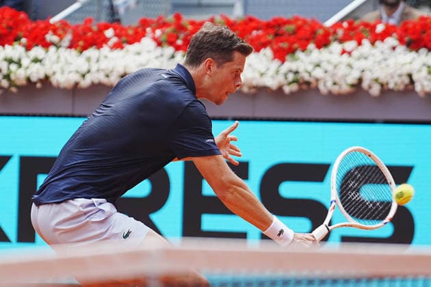 TENNIS - MUTUA MADRID OPEN 2026 - 30 04 2026 Alexander Bloockx of Belgium during the Mutua Madrid Open 2026, ATP, Tennis Herren Masters 1000 and WTA, Tennis Damen 1000 on 30April 2026 at La Caja Magica in Madrid, Spain - Photo: Laurent Lairys MADRIDSpain  Copyright: xLaurentxLairysx