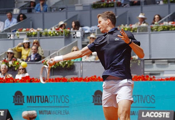 TENNIS - MUTUA MADRID OPEN 2026 - 30 04 2026 Alexander Bloockx of Belgium during the Mutua Madrid Open 2026, ATP, Tennis Herren Masters 1000 and WTA, Tennis Damen 1000 on 30April 2026 at La Caja Magica in Madrid, Spain - Photo: Laurent Lairys MADRIDSpain  Copyright: xLaurentxLairysx