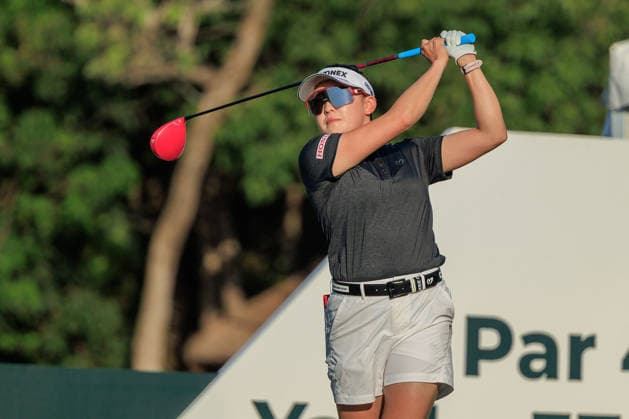 RIVIERA MAYA OPEN AT MAYAKOBA 2026 RIVIERA MAYA OPEN AT MAYAKOBA 2026 DAY 1 30042026 PLAYA DEL CARMEN, QUINTANA ROO Action photo of Chisato Iwai of Japan, during day 1 of the Riviera Maya Open at Mayakoba 2026 at El Camaleon Golf Club in Playa del Carmen, Mexico Action photo of Chisato Iwai of Japan, during day 1 of the Riviera Maya Open at Mayakoba 2026 held at El Camaleon Golf Club in Playa del Carmen, Mexico Photo by IMAGENSHOP AGENCIA FOTOGRAFICA PLAYA DEL CARMEN QUINTANA ROO MEXICO Copyright: xMIKIOxWATANABEx