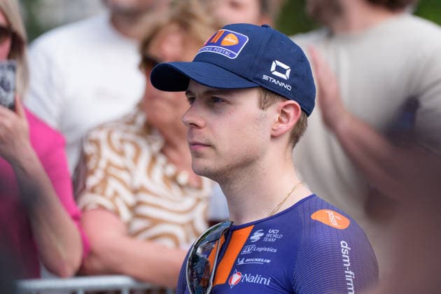 61st Presidential Cycling Tour of Turkiye ANTALYA, TURKIYE - APRIL 30: Dutch cyclist Casper van Uden of Team Picnic PostNL is seen in a close-up portrait during the Patara-Kemer race of the 61st Presidential Cycling Tour of Turkiye (TUR 2026) on April 30, 2026, in Antalya, Turkiye. This 177.9-kilometer route marks the fifth stage of the 8-stage event, which is the only race in the country categorized as a ProSeries competition on the UCI Europe Tour calendar. Ahmet Serdar Eser Anadolu Antalya Turkey. Editorial use only. Please get in touch for any other usage.  Copyright: x2026xAnadoluxAhmetxSerdarxEserx
