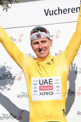 30-04-2026 Tour De Romandie; Tappa 02 Rue - Vucherens; 2026, Uae Emirates - Xrg; Pogacar, Tadej; Vucherens; 