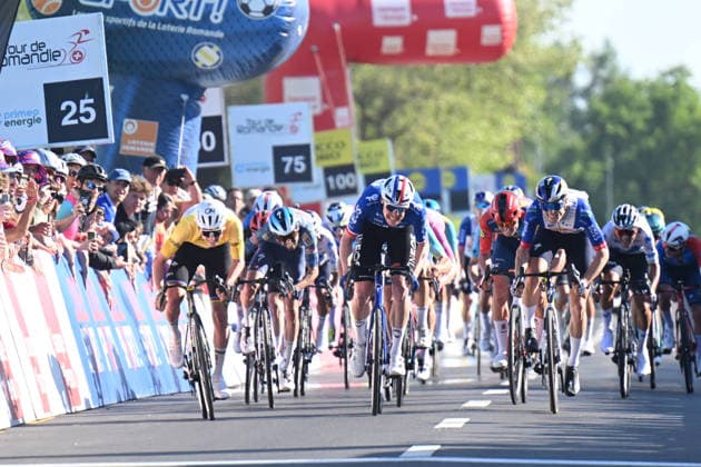 30-04-2026 Tour De Romandie; Tappa 02 Rue - Vucherens; 2026, Uae Emirates - Xrg; 2026, Ineos Grenadiers; Pogacar, Tadej; Godon, Dorian; Vucherens; 
