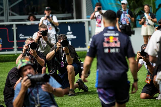 F1 - MIAMI GRAND PRIX 2026 Photographers media during the Formula 1 Miami Grand Prix 2026, 4th round of the 2026 Formula One World Championship, WM, Weltmeisterschaft from May 1 to 3, 2026 on the Miami International Autodrome, in Miami Gardens, USA - Photo Xavier Bonilla DPPI Miami GardensUnited States  Copyright: xXavixBonillax