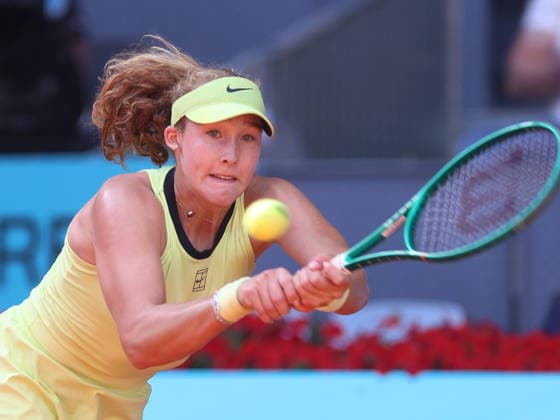 Alberto Simon Mirra Andreeva during his Semi Final match of the main draw of the Mutua Madrid Open de Tenis, played at the Caja Magica on April 30, 2026 in Madrid, Spain Copyright: xALBERTOxSIMONx AgenciaxLOFx