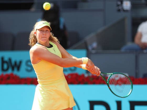Alberto Simon Mirra Andreeva during his Semi Final match of the main draw of the Mutua Madrid Open de Tenis, played at the Caja Magica on April 30, 2026 in Madrid, Spain Copyright: xALBERTOxSIMONx AgenciaxLOFx