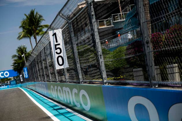 F1 - MIAMI GRAND PRIX 2026 track, piste illustration during the Formula 1 Miami Grand Prix 2026, 4th round of the 2026 Formula One World Championship, WM, Weltmeisterschaft from May 1 to 3, 2026 on the Miami International Autodrome, in Miami Gardens, USA - Miami GardensUnited States  Copyright: xCharlyxLopezx
