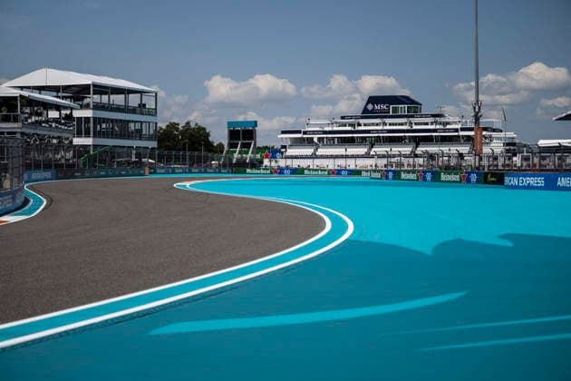 F1 - MIAMI GRAND PRIX 2026 track, piste illustration during the Formula 1 Miami Grand Prix 2026, 4th round of the 2026 Formula One World Championship, WM, Weltmeisterschaft from May 1 to 3, 2026 on the Miami International Autodrome, in Miami Gardens, USA - Miami GardensUnited States  Copyright: xCharlyxLopezx