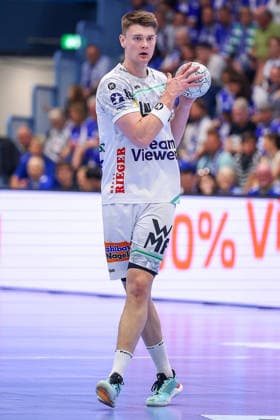 30 04 2026, Handball, 1 HBL, VfL Gummersbach Frisch Auf Göppingen, Season 2025 2026 Men, Schwalbe Arena Oskar Sunnefeldt Frisch Auf Göppingen 27 North Rhine-Westphalia Germany