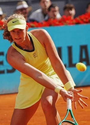TENNIS - MUTUA MADRID OPEN 2026 - 30 04 2026 Laurent Lairys MAXPPP - Mirra Andreeva during the Mutua Madrid Open 2026, ATP, Tennis Herren Masters 1000 and WTA, Tennis Damen 1000 on 30April 2026 at La Caja Magica in Madrid, Spain - Photo: Laurent Lairys MADRID SPAIN  Copyright: xMAXPPPxLaurentxLairysx LLR202604305022 LLR202604305022