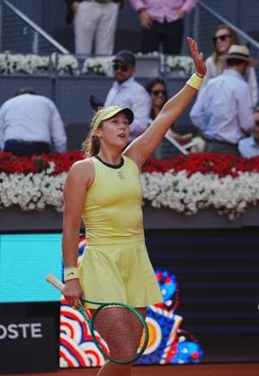 TENNIS - MUTUA MADRID OPEN 2026 - 30 04 2026 Laurent Lairys MAXPPP - Mirra Andreeva during the Mutua Madrid Open 2026, ATP, Tennis Herren Masters 1000 and WTA, Tennis Damen 1000 on 30April 2026 at La Caja Magica in Madrid, Spain - Photo: Laurent Lairys MADRID SPAIN  Copyright: xMAXPPPxLaurentxLairysx LLR202604305036 LLR202604305036
