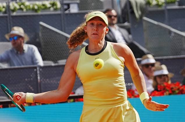 TENNIS - MUTUA MADRID OPEN 2026 - 30 04 2026 Laurent Lairys MAXPPP - Mirra Andreeva during the Mutua Madrid Open 2026, ATP, Tennis Herren Masters 1000 and WTA, Tennis Damen 1000 on 30April 2026 at La Caja Magica in Madrid, Spain - Photo: Laurent Lairys MADRID SPAIN  Copyright: xMAXPPPxLaurentxLairysx LLR202604305039 LLR202604305039