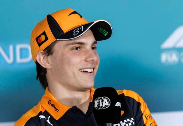 F1 2026 Miami GP arrivals and press conference, PK, Pressekonferenz McLaren driver Oscar Piastri of Australia attends a press conference for the Formula 1 Miami Grand Prix, in Miami Gardens, Florida, USA, 30 April 2026. The 2026 Formula 1 Miami Grand Prix is held on 03 May at the Miami International Autodrome. MIAMI FLORIDA United States  Copyright: xCRISTOBALxHERRERA-ULASHKEVICHx