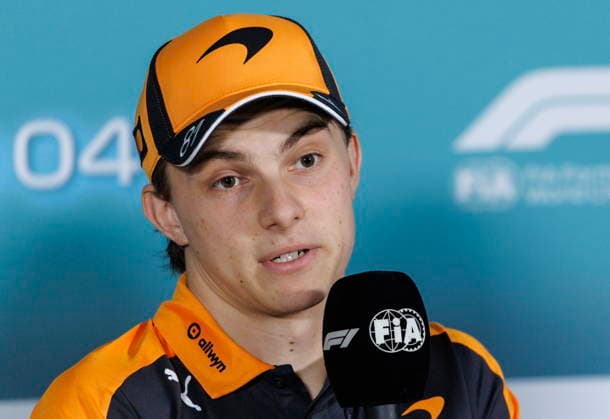 F1 2026 Miami GP arrivals and press conference, PK, Pressekonferenz McLaren driver Oscar Piastri of Australia attends a press conference for the Formula 1 Miami Grand Prix, in Miami Gardens, Florida, USA, 30 April 2026. The 2026 Formula 1 Miami Grand Prix is held on 03 May at the Miami International Autodrome. MIAMI FLORIDA United States  Copyright: xCRISTOBALxHERRERA-ULASHKEVICHx